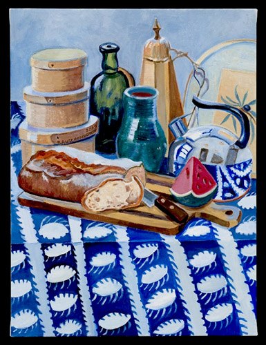 Blue Studio #2S Watermelon and Bread
